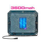 Solar Emergency Flood Light with Red/Blue Strobe | 100W 200W 300W Split Design - Image 11