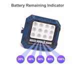 Solar Emergency Flood Light with Red/Blue Strobe | 100W 200W 300W Split Design - Image 2