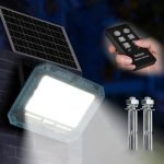 Solar Emergency Flood Light with Red/Blue Strobe | 100W 200W 300W Split Design - Image 8