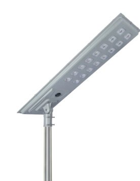 all in one solar street light with monocrystalline panel LiFePO4 battery 16 eyes super bring LED module