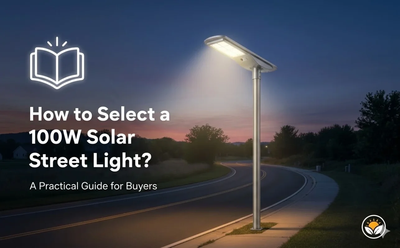 Tips to select 100W solar street light
