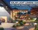 Solar light lumens guide illustration for gardens, paths, and security