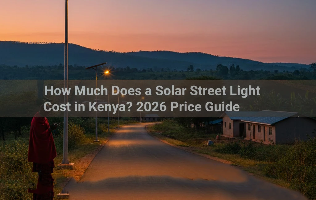 how much does a solar street light cost in Kenya